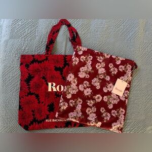 NEW Rouje Tote and Velvet Pouch
